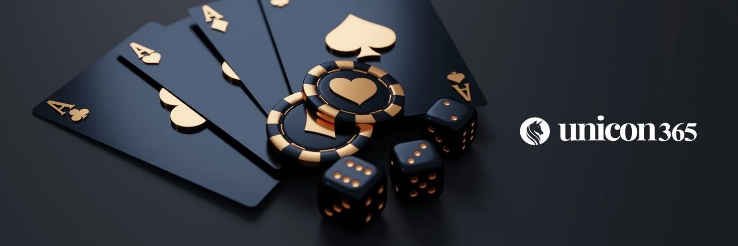 Unicon365 Casino Cards & Chips Banner